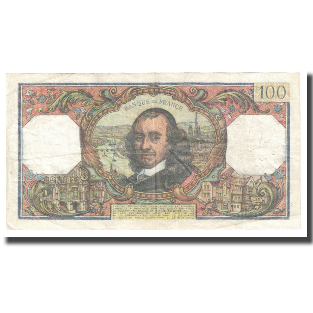 France, 100 Francs, Corneille, 1974, R.Tondu-G.Bouchet-H.Morant, 1974-07-04