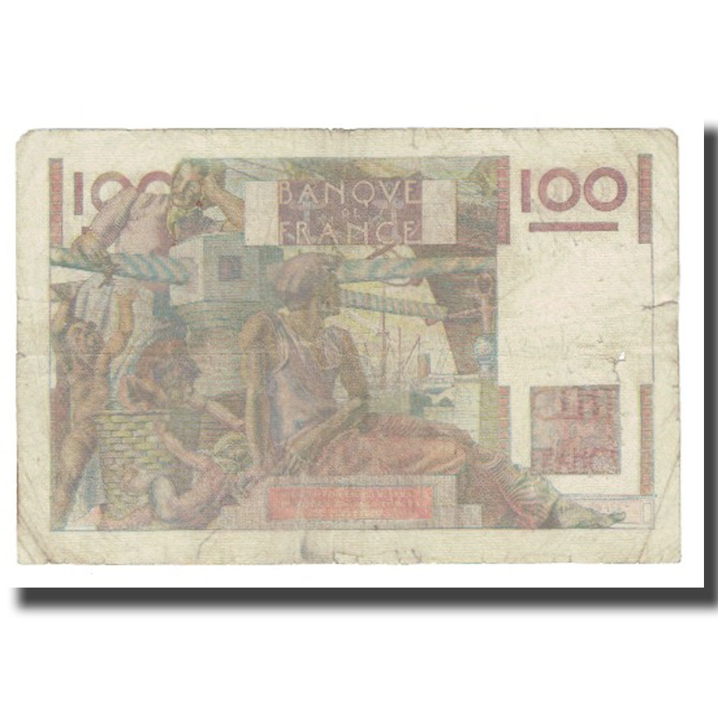 France, 100 Francs, Jeune Paysan, 1950, D AMBRIERES, GARGAM, 1950-11-16