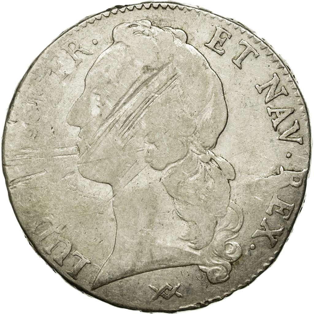 Coin, France, Louis XV, Écu au bandeau, Ecu, 1757, Bordeaux, , Silver