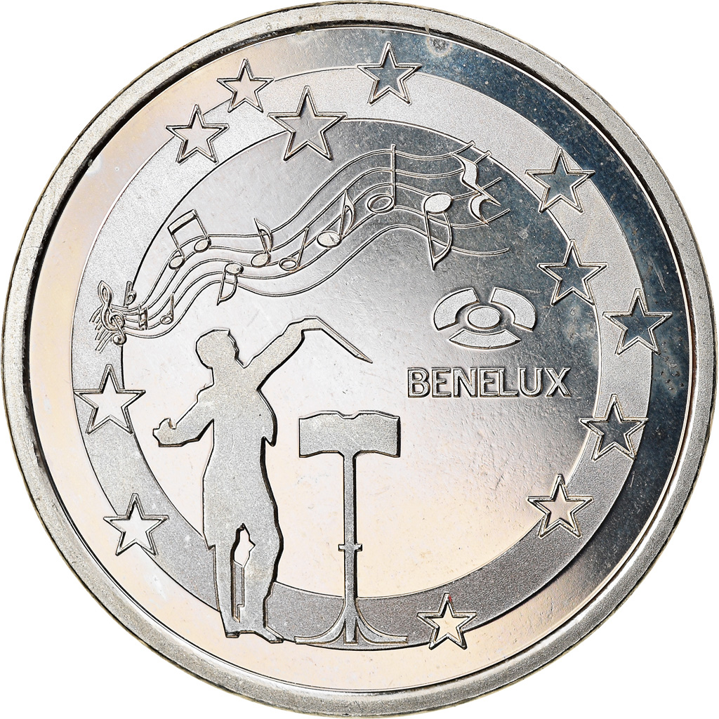 Belgium, Token, Benelux, Geography, 2010, , Cupro-nickel