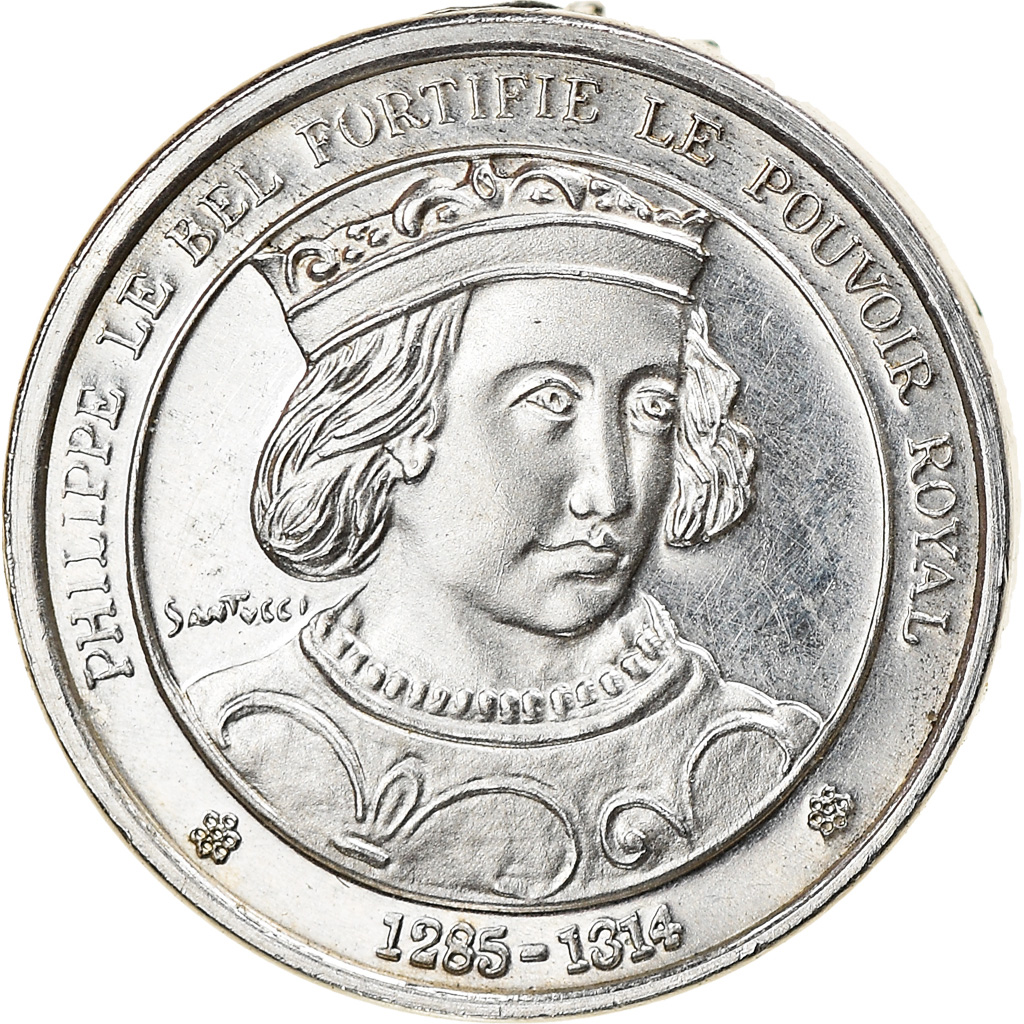 France, Medal, Philippe IV Le Bel, History, , Silver