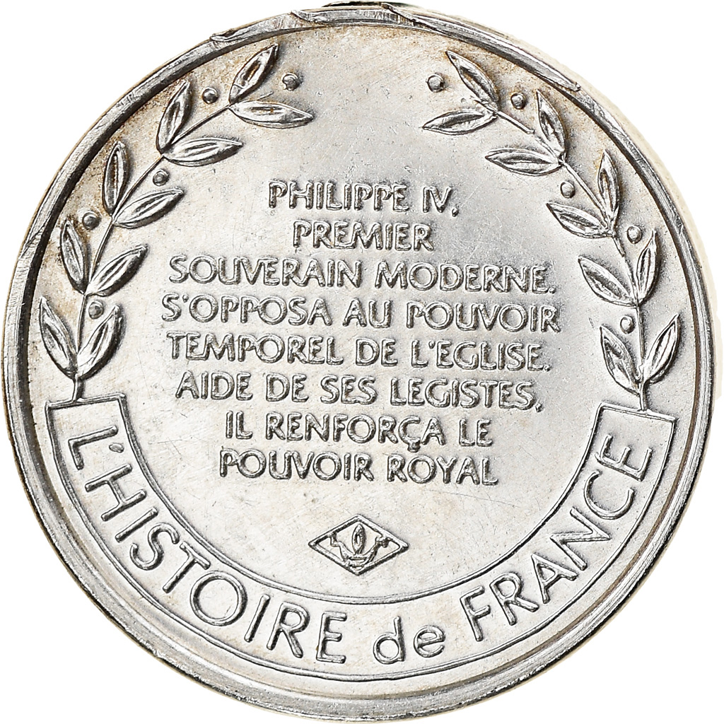 France, Medal, Philippe IV Le Bel, History, , Silver