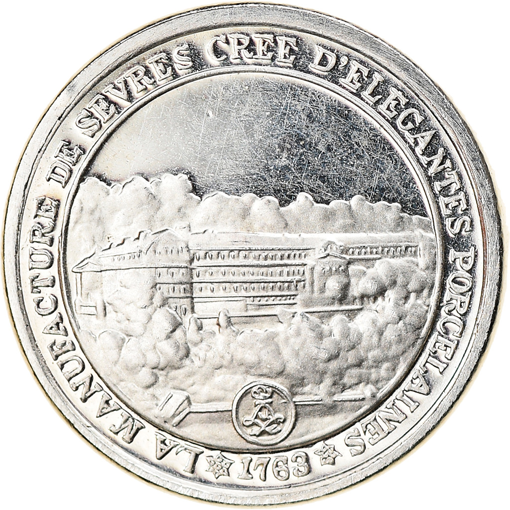 France, Medal, Louis XV, Manufacture de Sèvres, History, , Silver