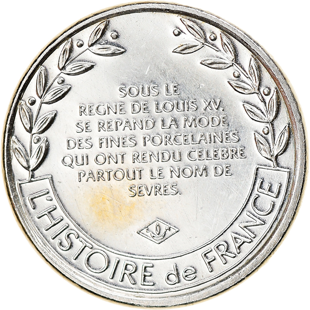 France, Medal, Louis XV, Manufacture de Sèvres, History, , Silver