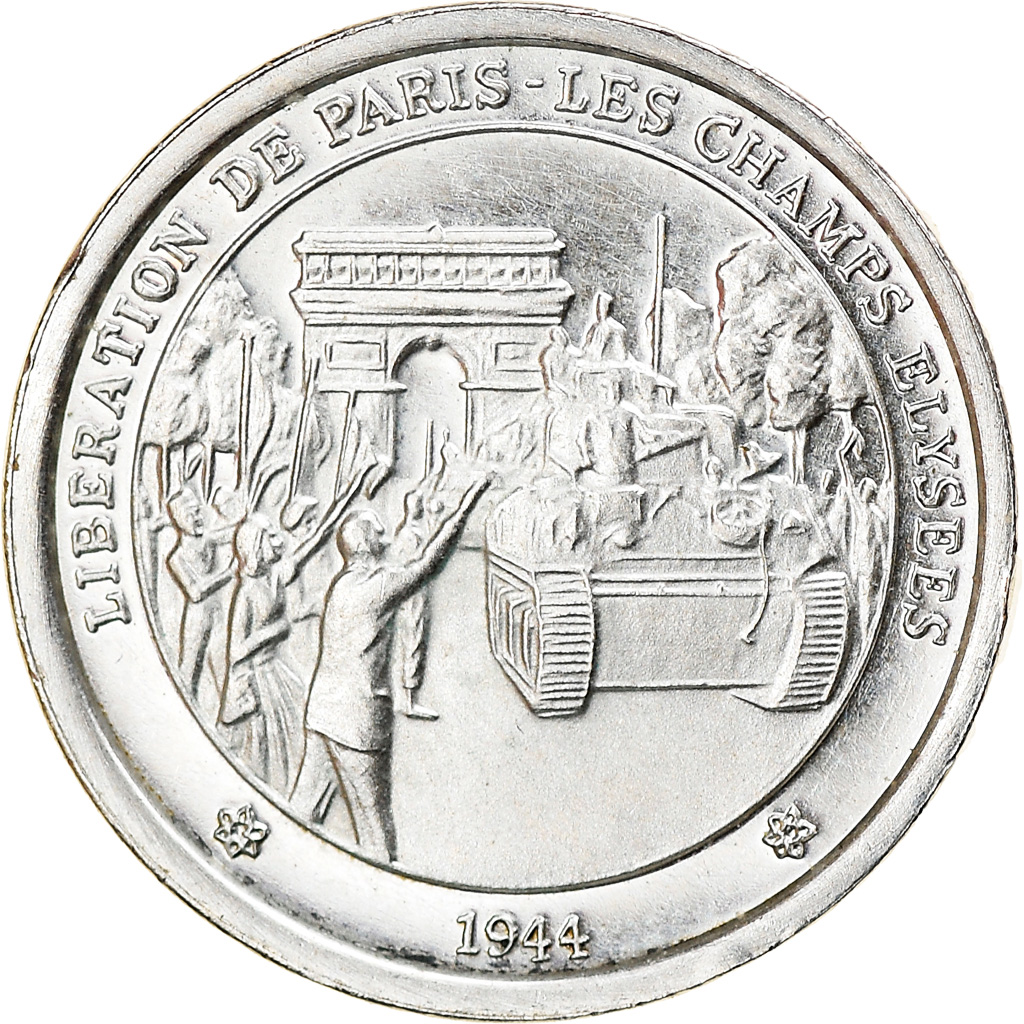 France, Medal, Libération de Paris - Les Champs Elisées, History, 