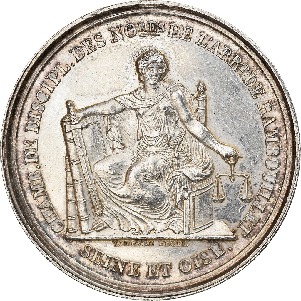 France, Token, Notaires de l'Arrondissement de Rambouillet, Lefevre, 