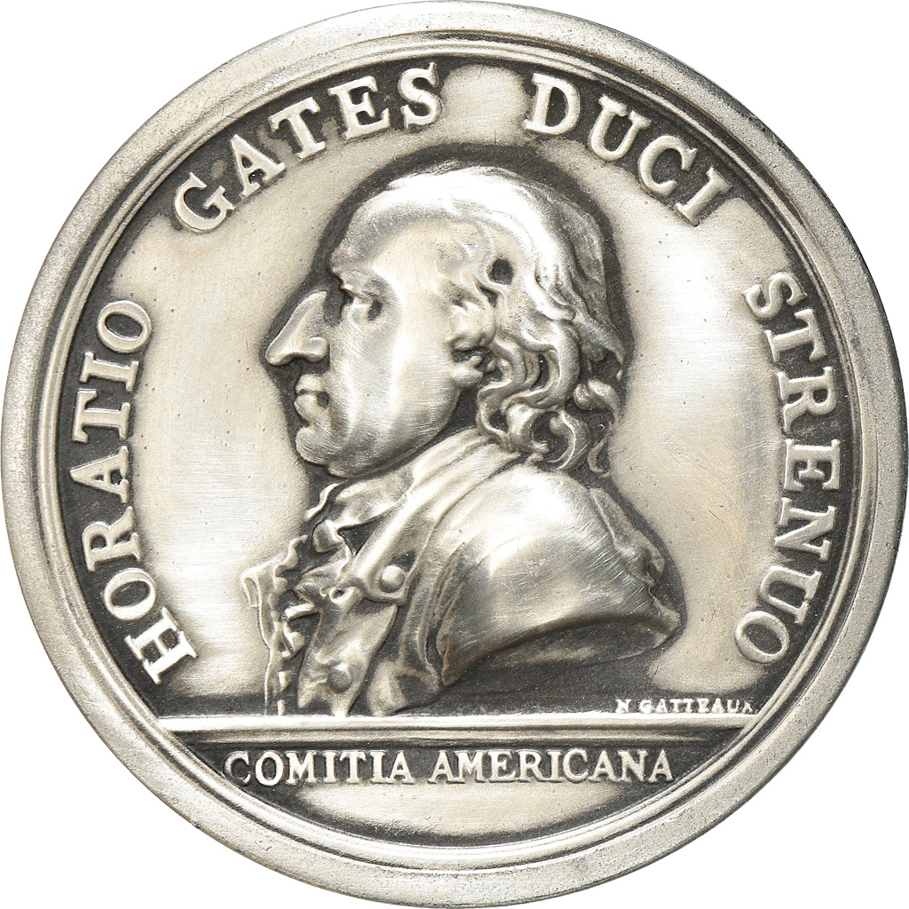 United States of America, Medal, General Horatio Gates, History, 1777, Gatteaux