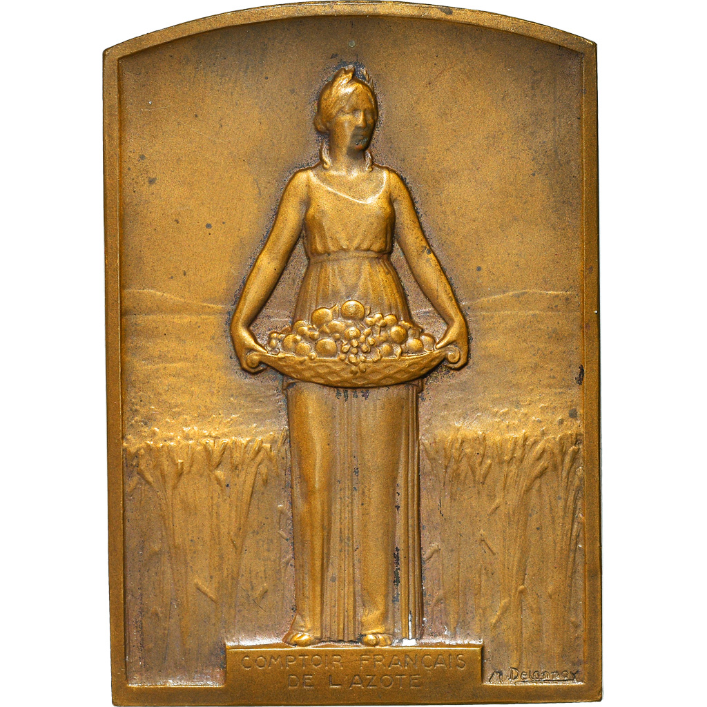 France, Medal, Agriculture, Comptoir Français de l'Azote, Delannoy, 