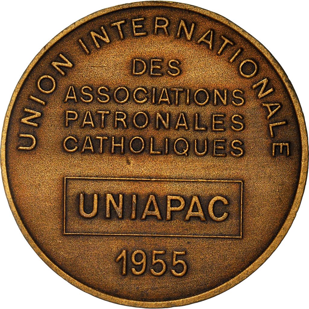 France, Token, UNIAPAC, XIIème Congrès International, Paris, 1955, 