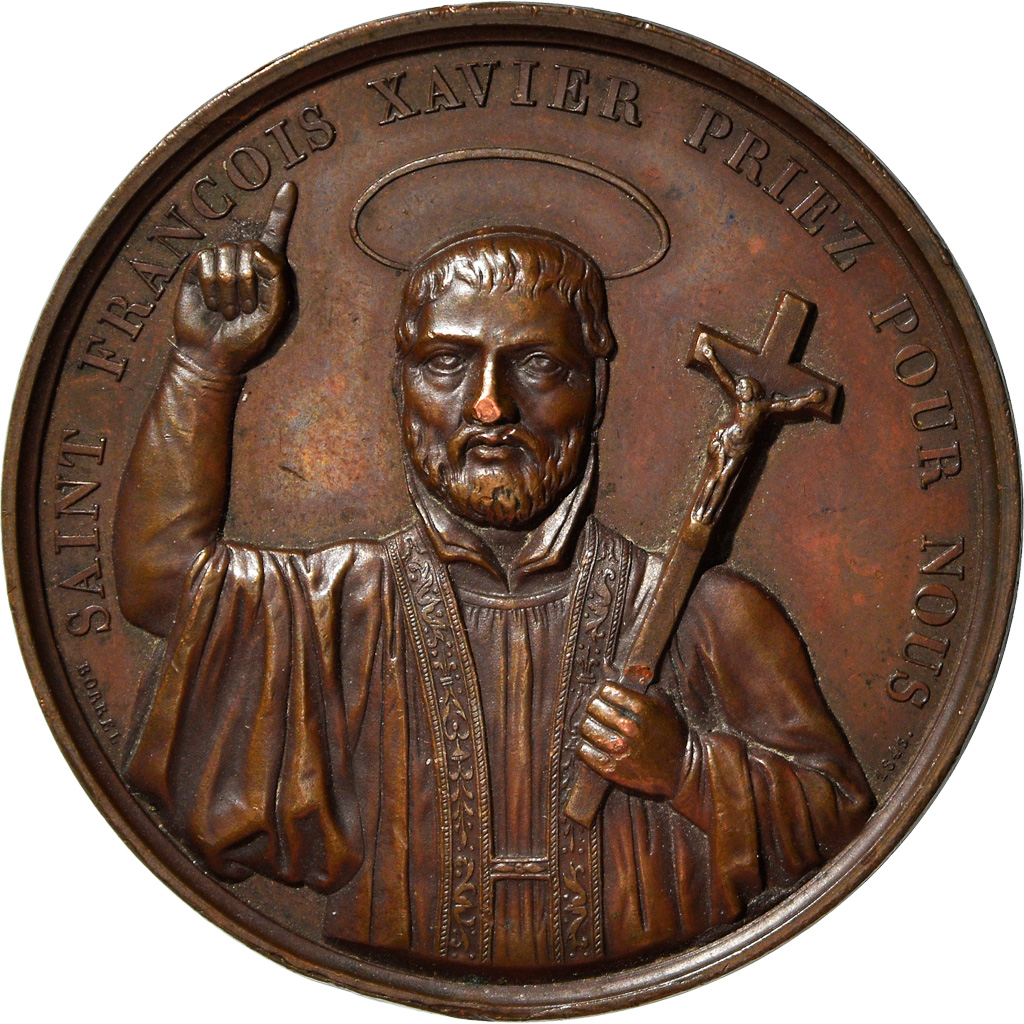 France, Medal, Saint François Xavier, Paroisse Saint Pierre du Gros Caillou