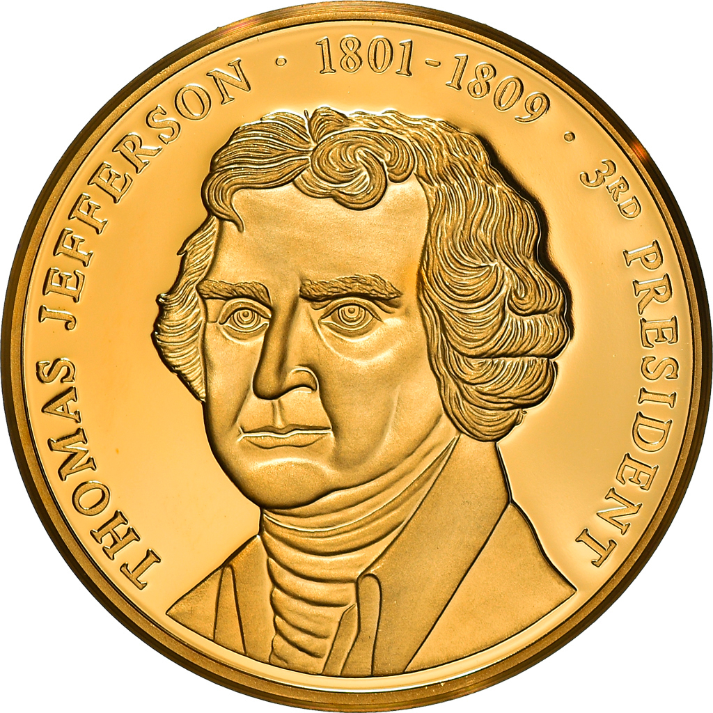United States Of America Medal Thomas Jefferson The Greatest Presidents united-states-of-america-medal-thomas-jefferson-the-greatest-presidents