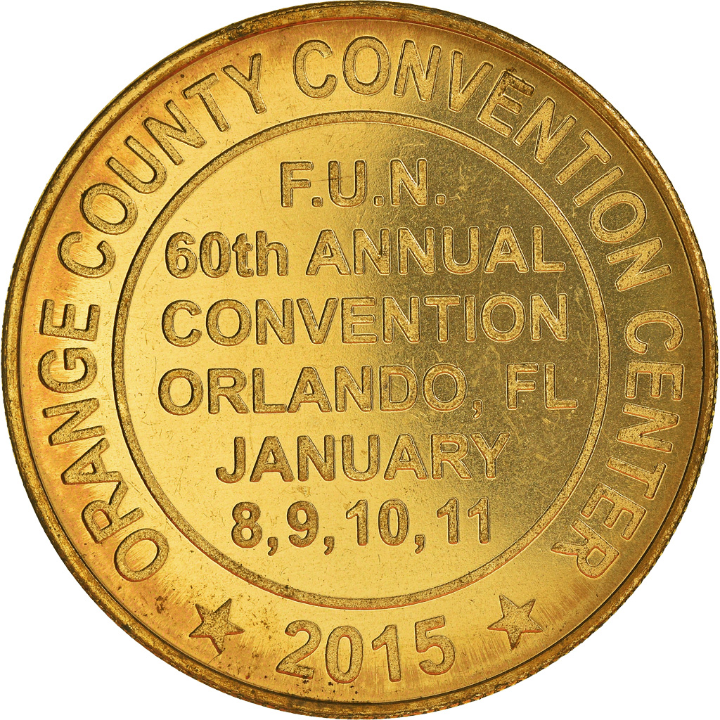 United States of America, Token, Orange County Convention Center, Florida, 2015