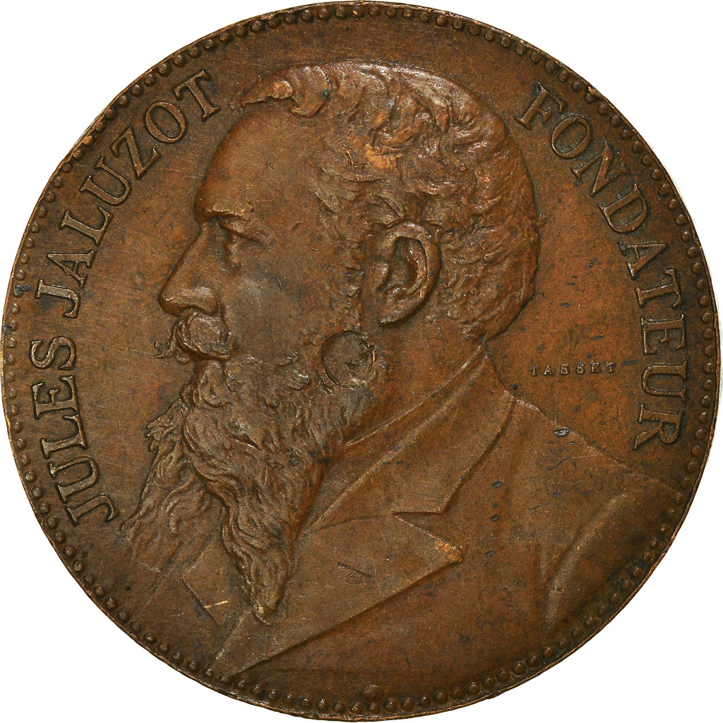 France, Medal, Au Printemps, Jules Jaluzot, Paris, 1890, Tasset, 