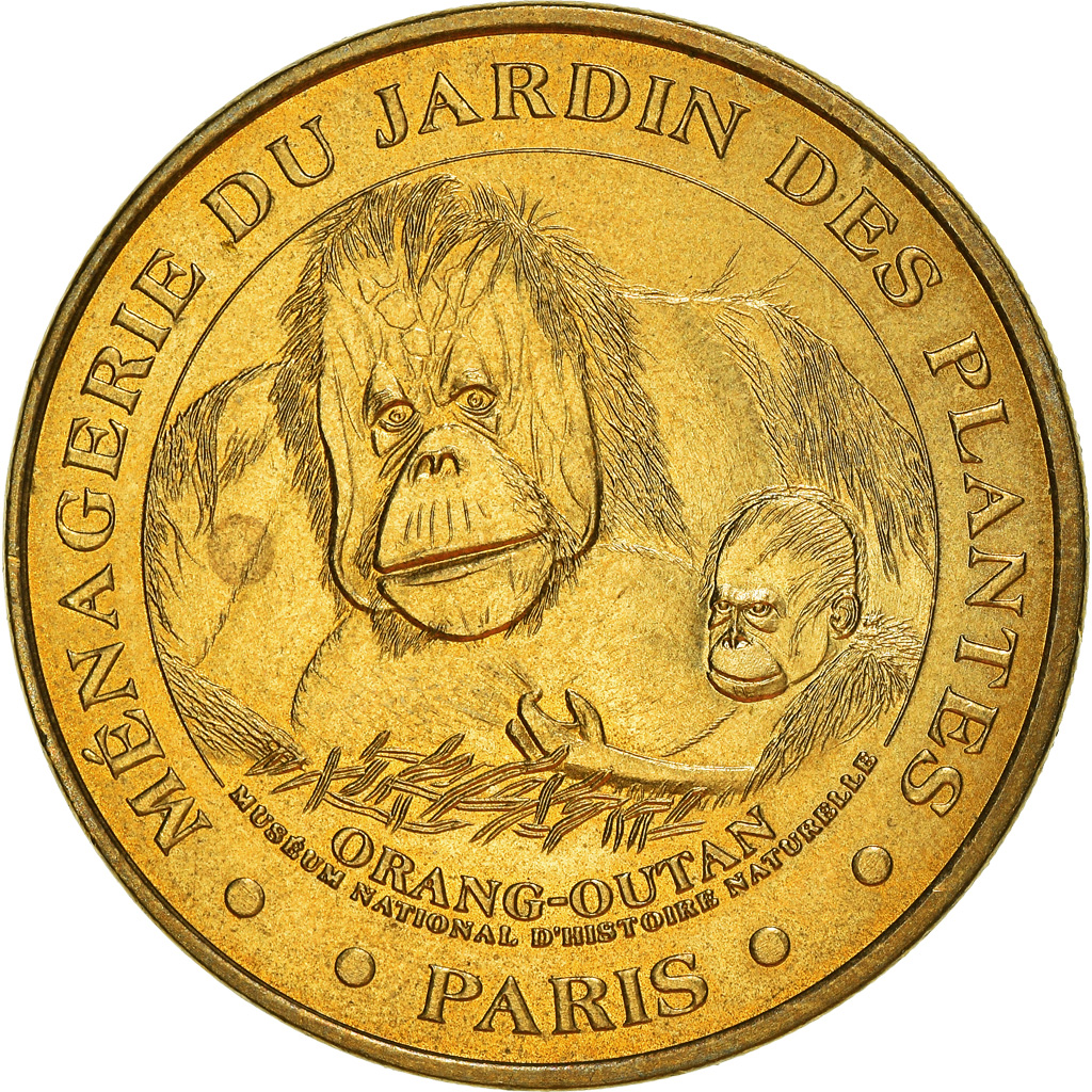 France, Token, Touristic token, Paris - Ménagerie du Jardin des Plantes n°2