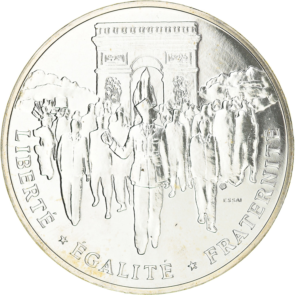 Coin, France, Libération de Paris, 100 Francs, 1994, Paris, ESSAI, MS
