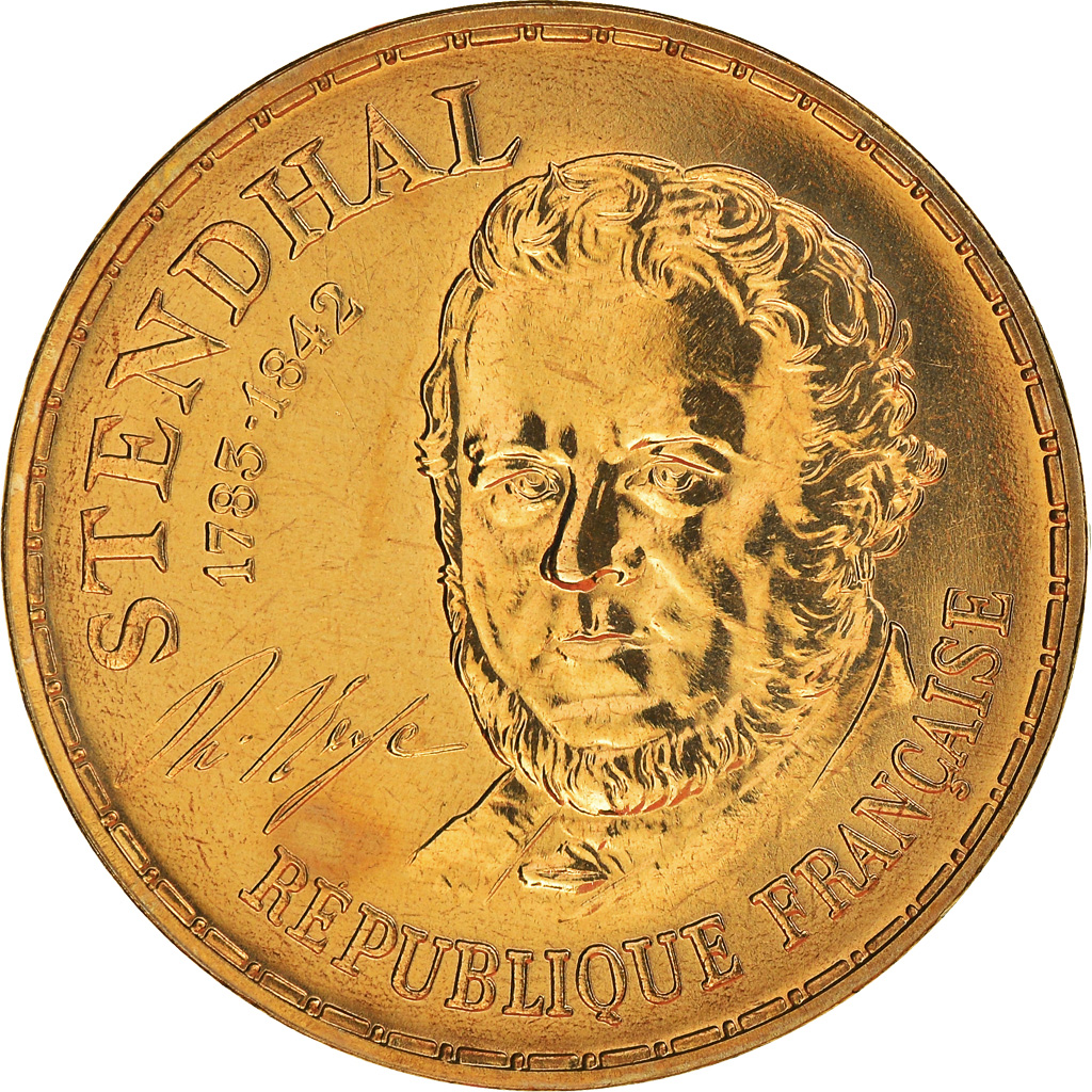 Coin, France, Stendhal, 10 Francs, 1983, Paris, ESSAI, , Nickel-Bronze