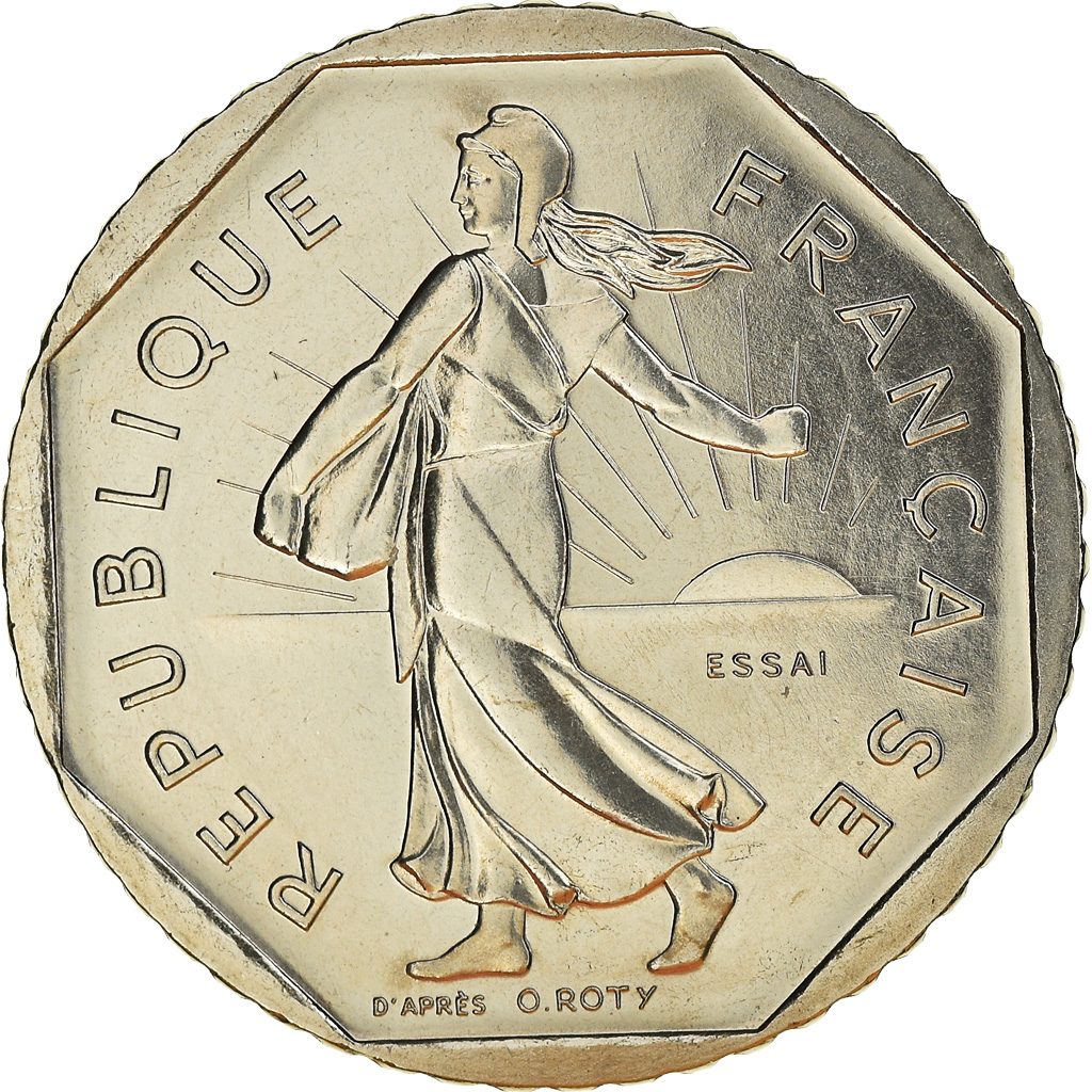Coin, France, Semeuse, 2 Francs, 1978, Paris, ESSAI, , Nickel, KM:E119