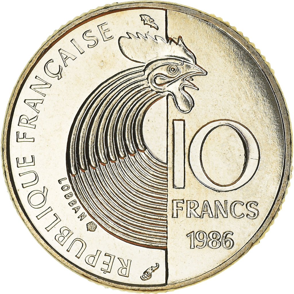 Coin, France, Schumann, 10 Francs, 1986, , Nickel, KM:958, Gadoury:825