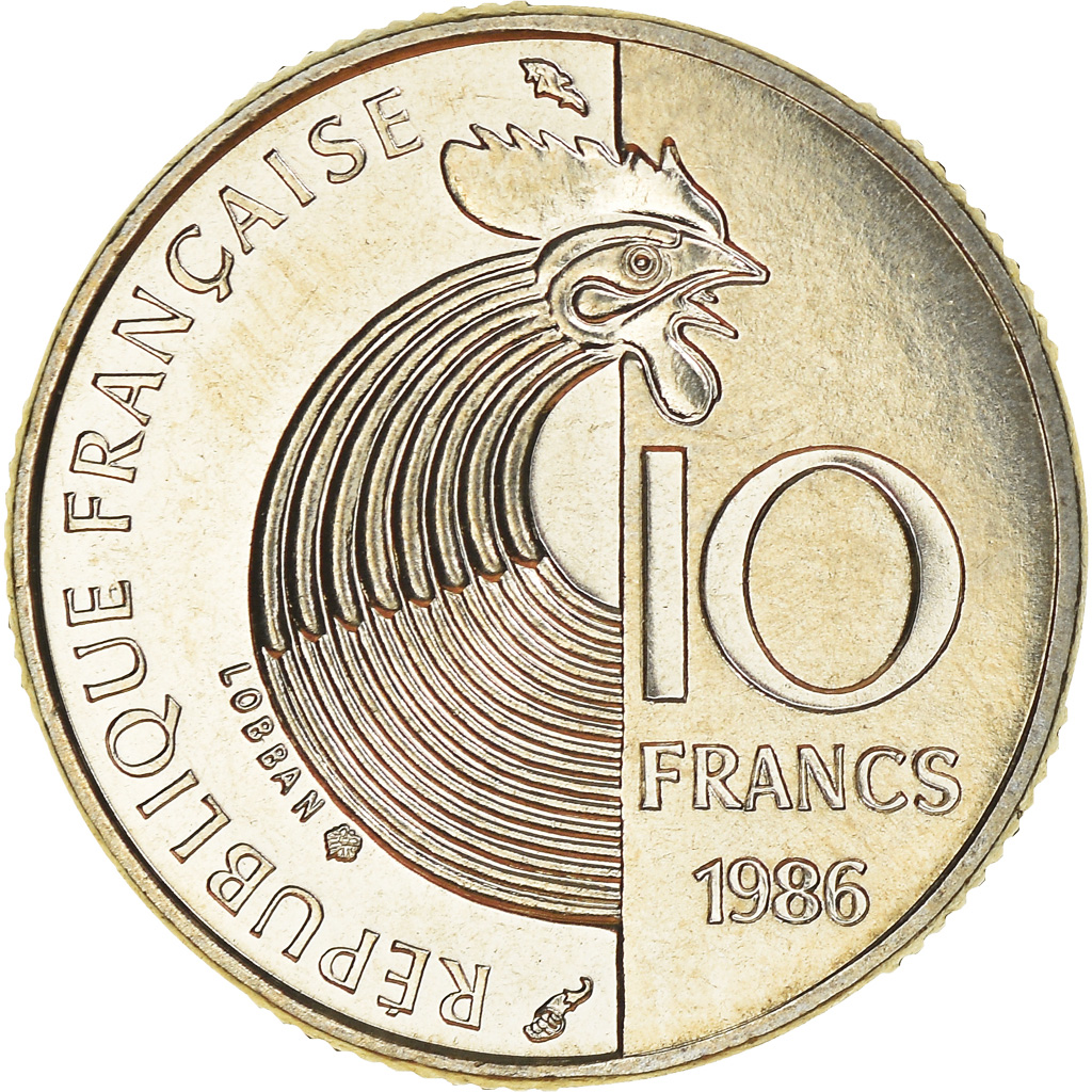 Coin, France, Schumann, 10 Francs, 1986, , Nickel, KM:958, Gadoury:825