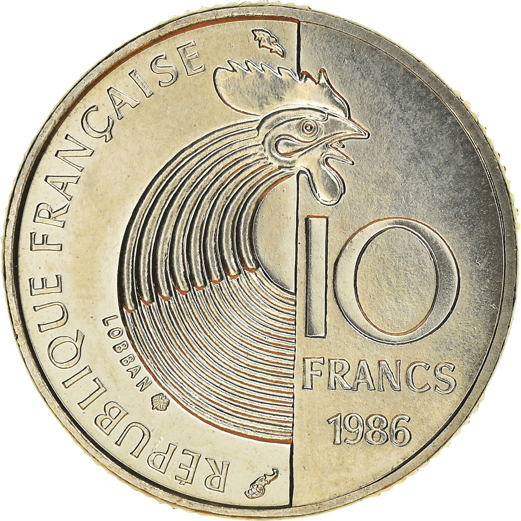 Coin, France, Schumann, 10 Francs, 1986, , Nickel, KM:958, Gadoury:825