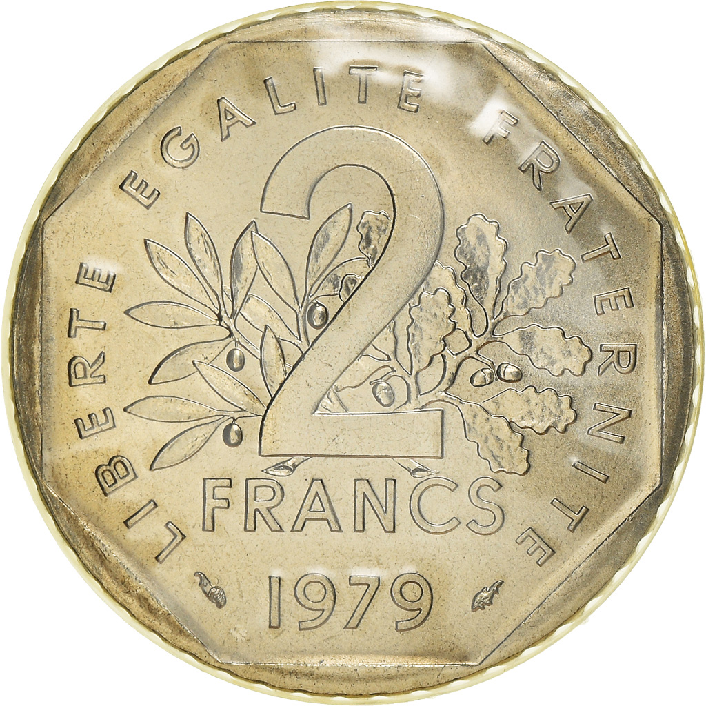 Coin, France, Semeuse, 2 Francs, 1979, FDC, , Nickel, KM:942.1