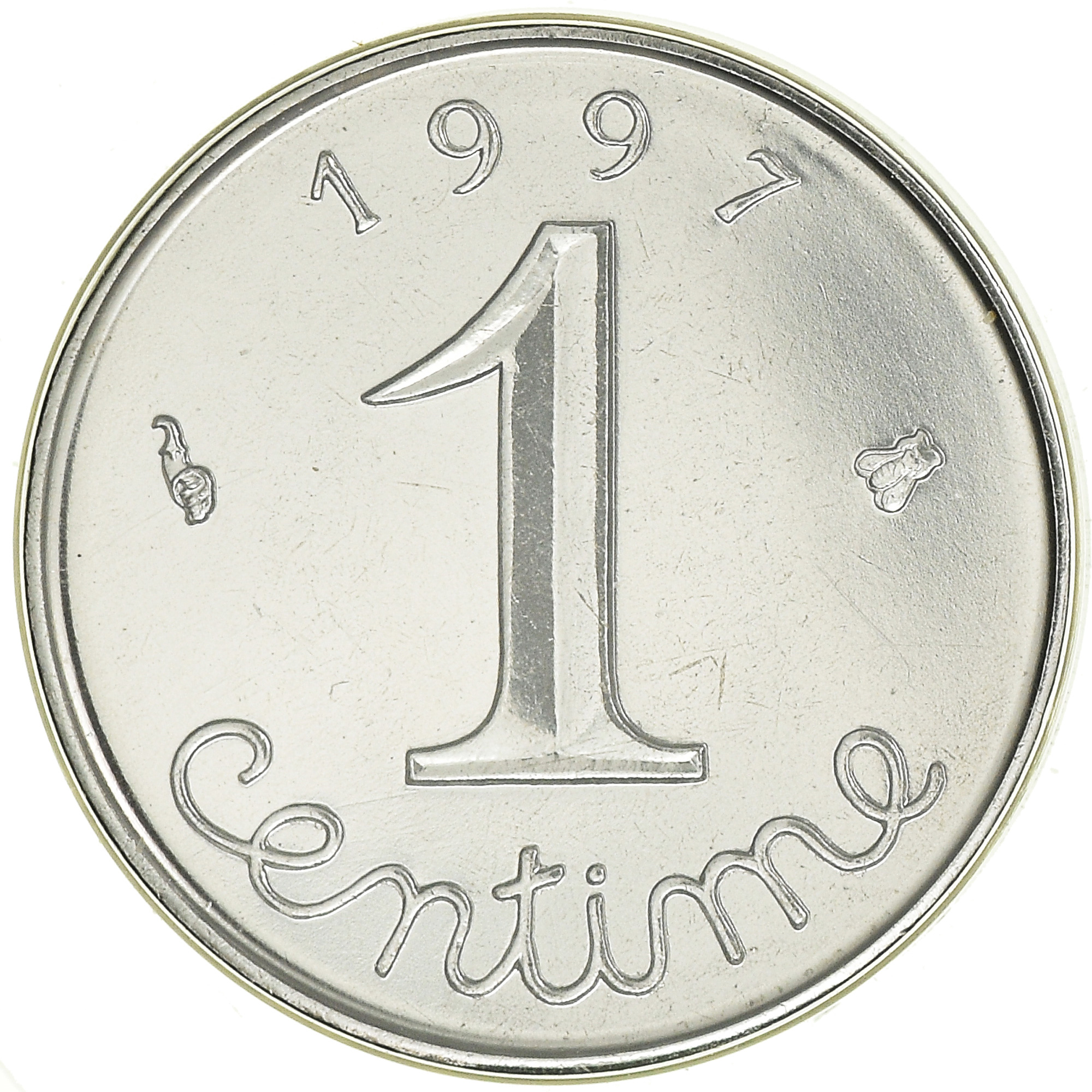 Coin, France, Épi, Centime, 1997, Paris, , Stainless Steel, KM:928