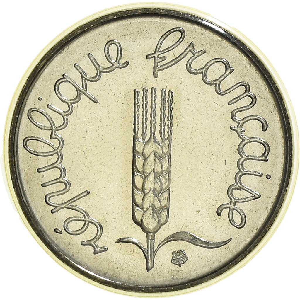 Moneda, Francia, Épi, Centime, 1987, Paris, FDC, FDC, Acero inoxidable, KM:928