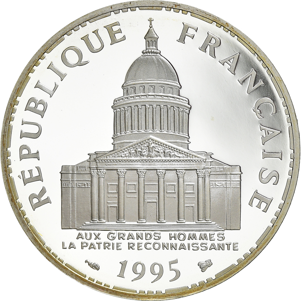 Coin, France, Panthéon, 100 Francs, 1995, Paris, Proof, , Silver
