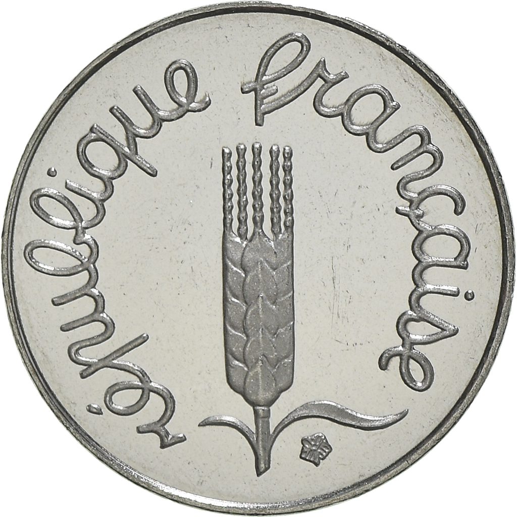 Moneda, Francia, Épi, Centime, 2001, Paris, Proof, SC+, Acero inoxidable