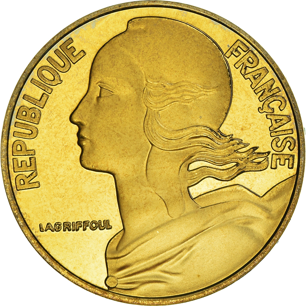 Coin, France, Marianne, 20 Centimes, 1996, Paris, Proof / BE, 