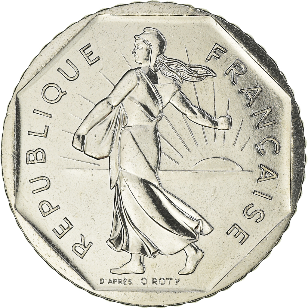 Coin, France, Semeuse, 2 Francs, 1999, Paris, FDC, , Nickel, KM:942.1