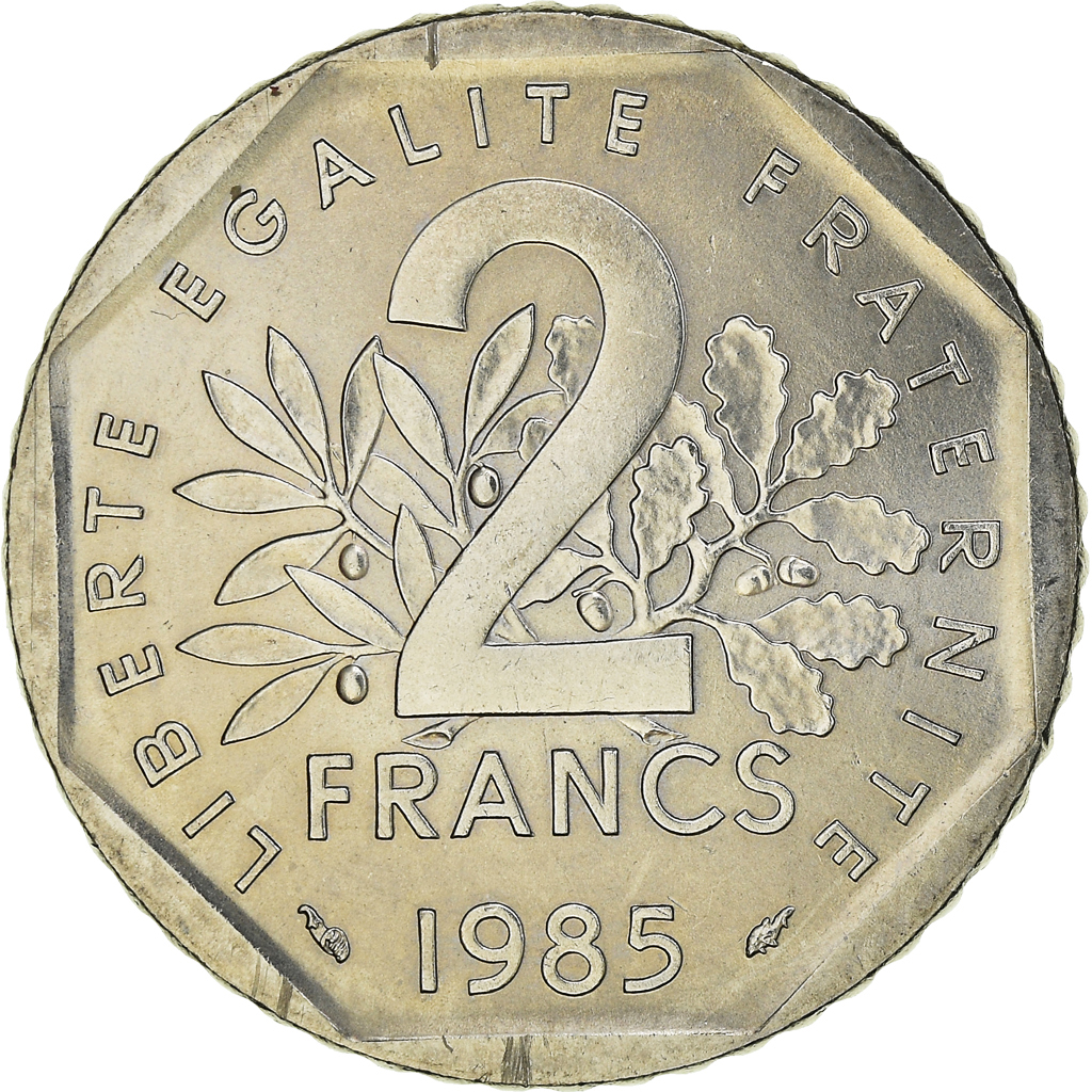 Coin, France, Semeuse, 2 Francs, 1985, Paris, FDC, , Nickel, KM:942.1