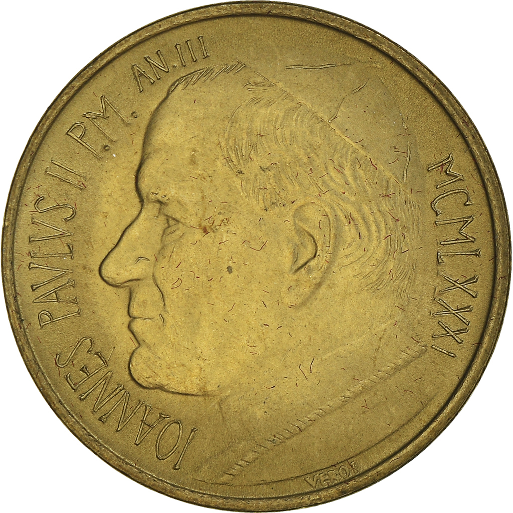 Coin, VATICAN CITY, John Paul II, 20 Lire, 1981, Roma, 