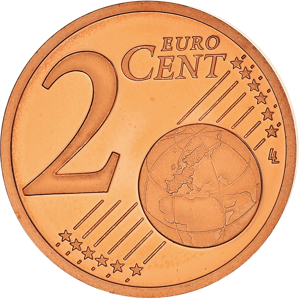 Frankreich, 2 Euro Cent, 2007, Paris, BE, STGL, Copper Plated Steel, KM:1283