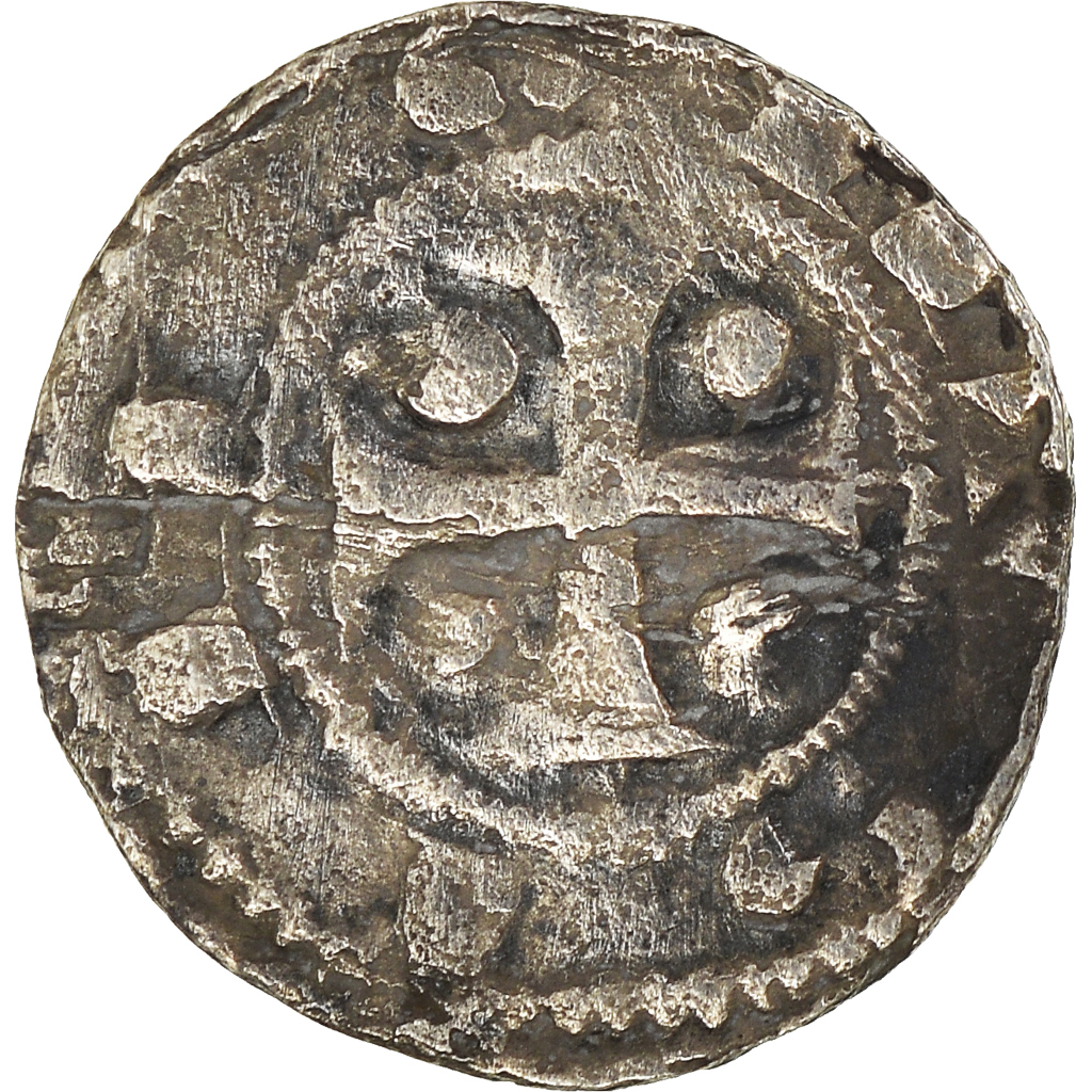 Coin, France, Artois, Au Nom de Simon, Denarius, Arras, , Silver