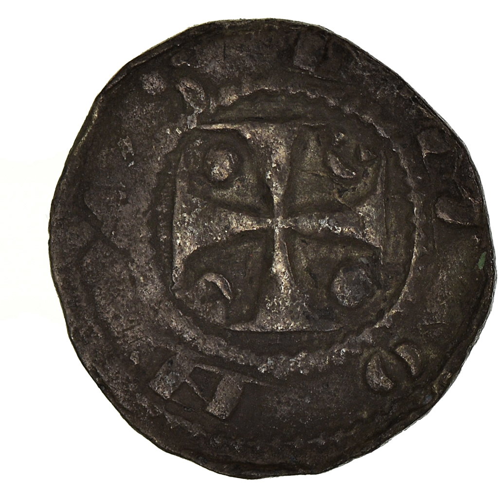 Coin, France, Artois, Au Nom de Simon, Denarius, Arras, , Silver