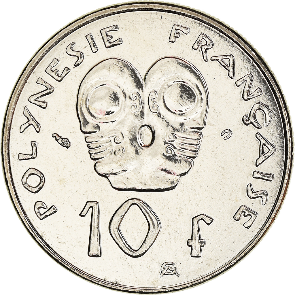 Moneda, Polinesia francesa, 10 Francs, 2001, Paris, FDC, Níquel, KM:8