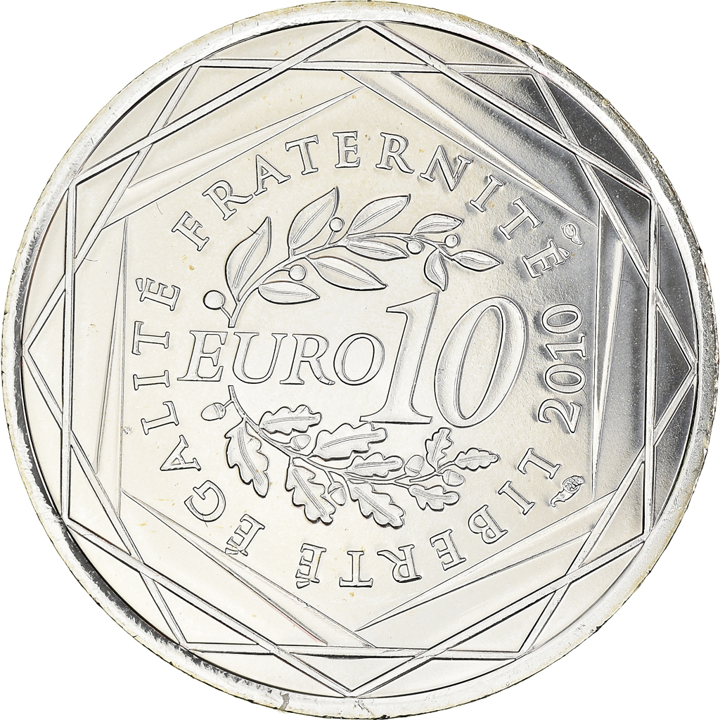 France, 10 Euro, Haute Normandie, Euros des régions, 2010, FDC, 