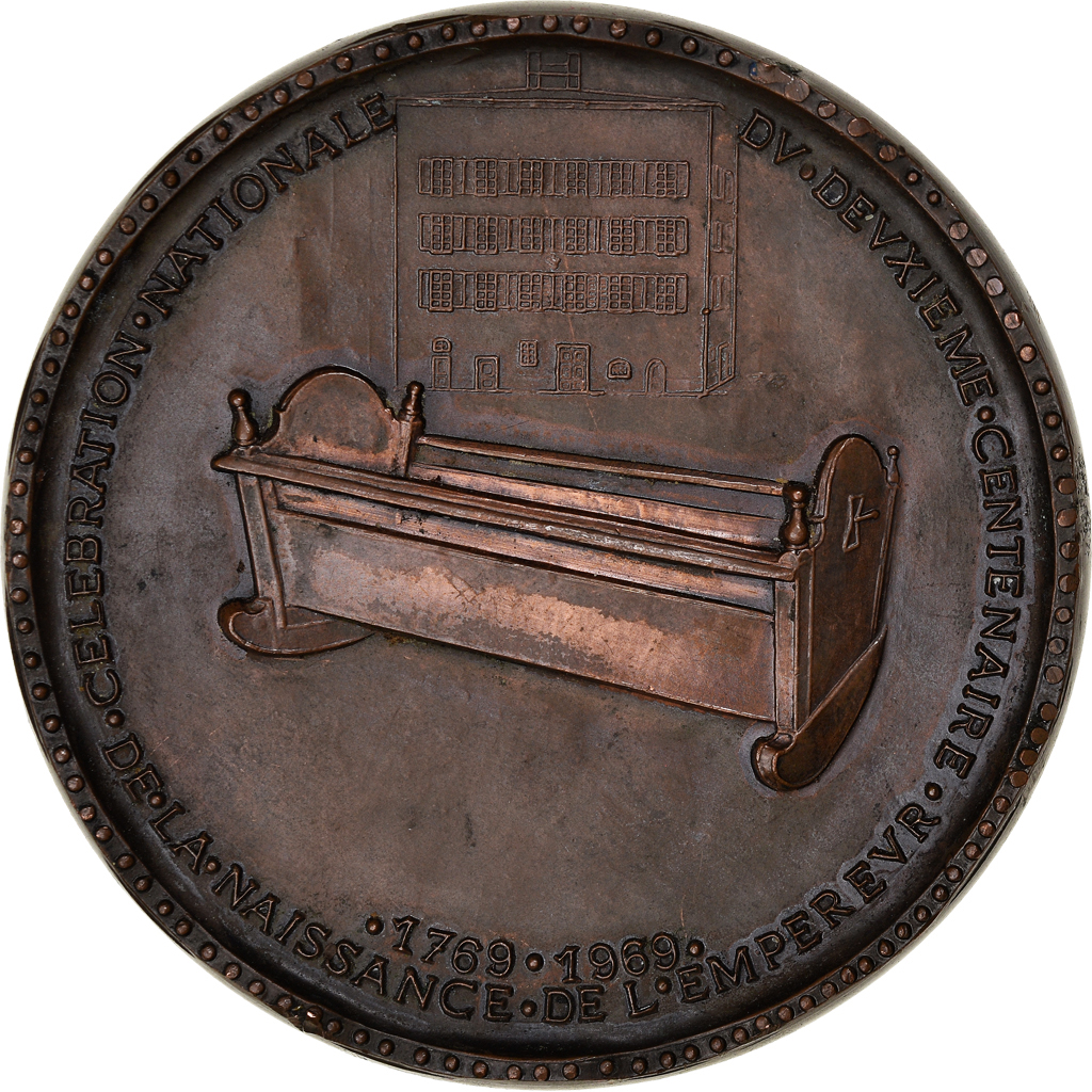 Frankrijk, Medaille, Bicentenaire de la Naissance de Napoléon Ier, 1969, Koper