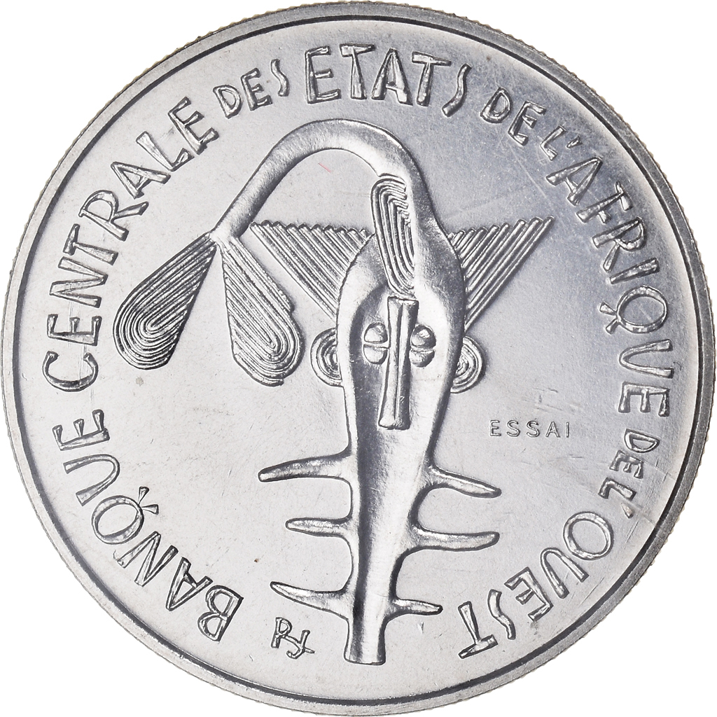 Coin, West African States, 100 Francs, 1967, Paris, ESSAI, , Nickel