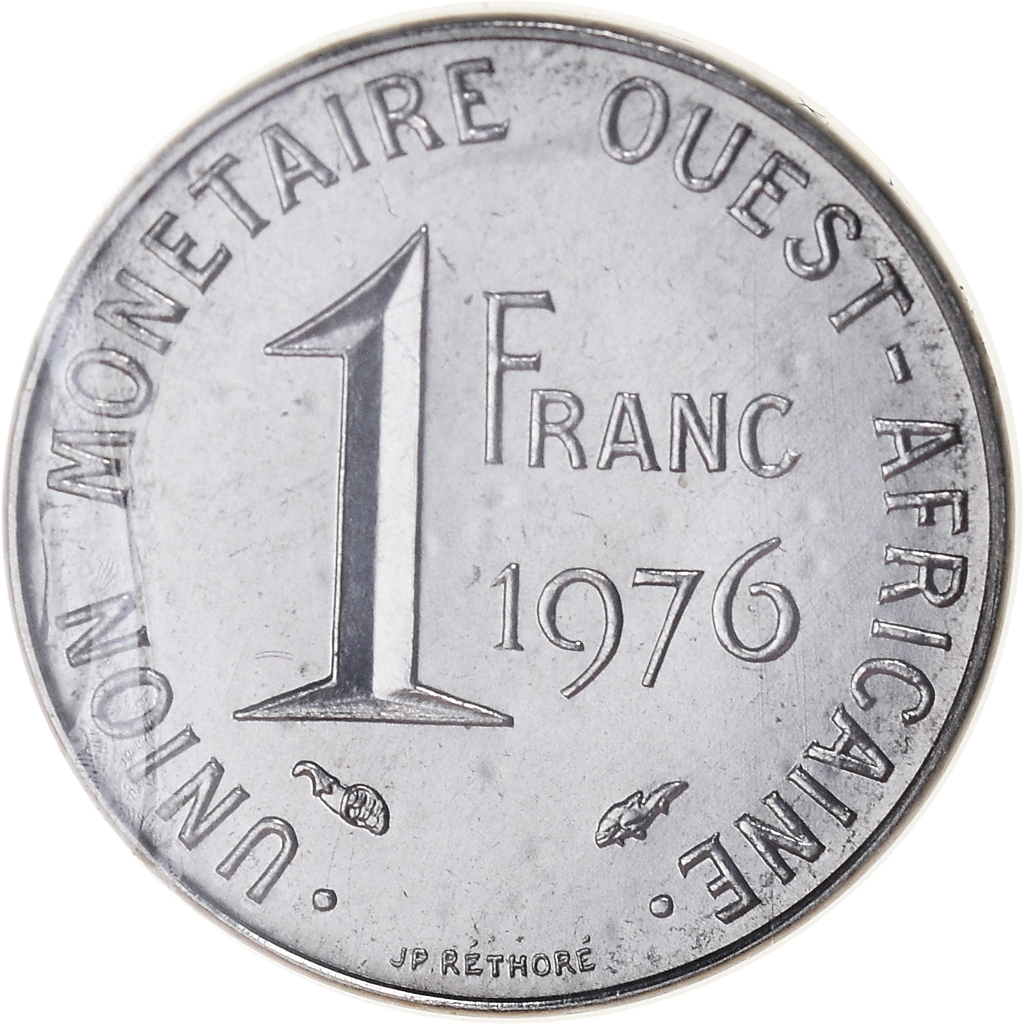 Coin, West African States, Franc, 1976, Paris, , Steel, KM:8