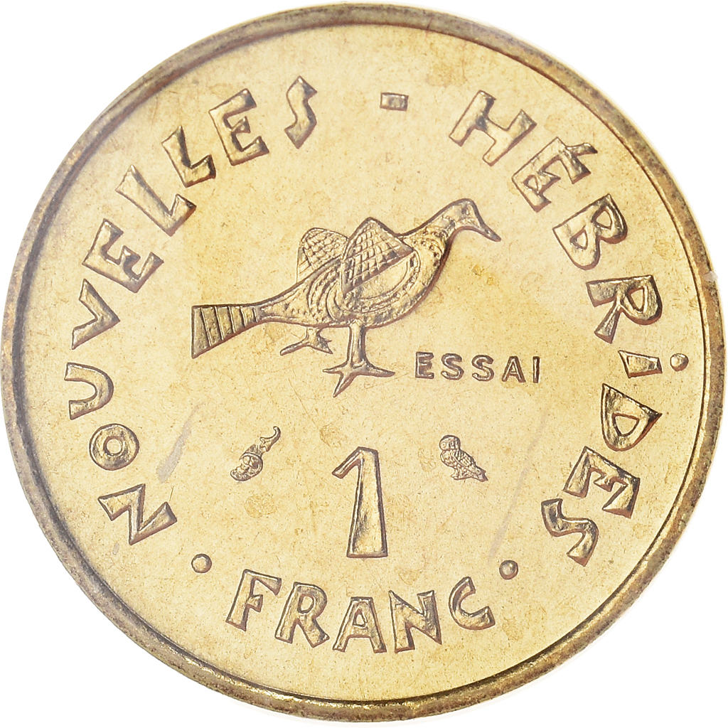 Coin, New Hebrides, 1 Franc, 1970, Paris, , Bronze-Aluminium-Nickel