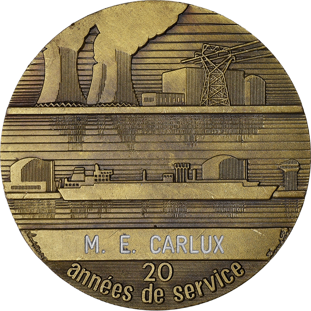 France, Medal, Électricité de France et gaz de France, Business & industry