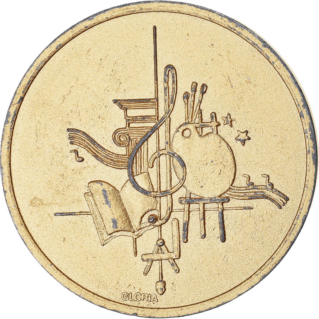 France, Medal, Amitiés Poétiques de France, Dinan, Arts & Culture, Gloria