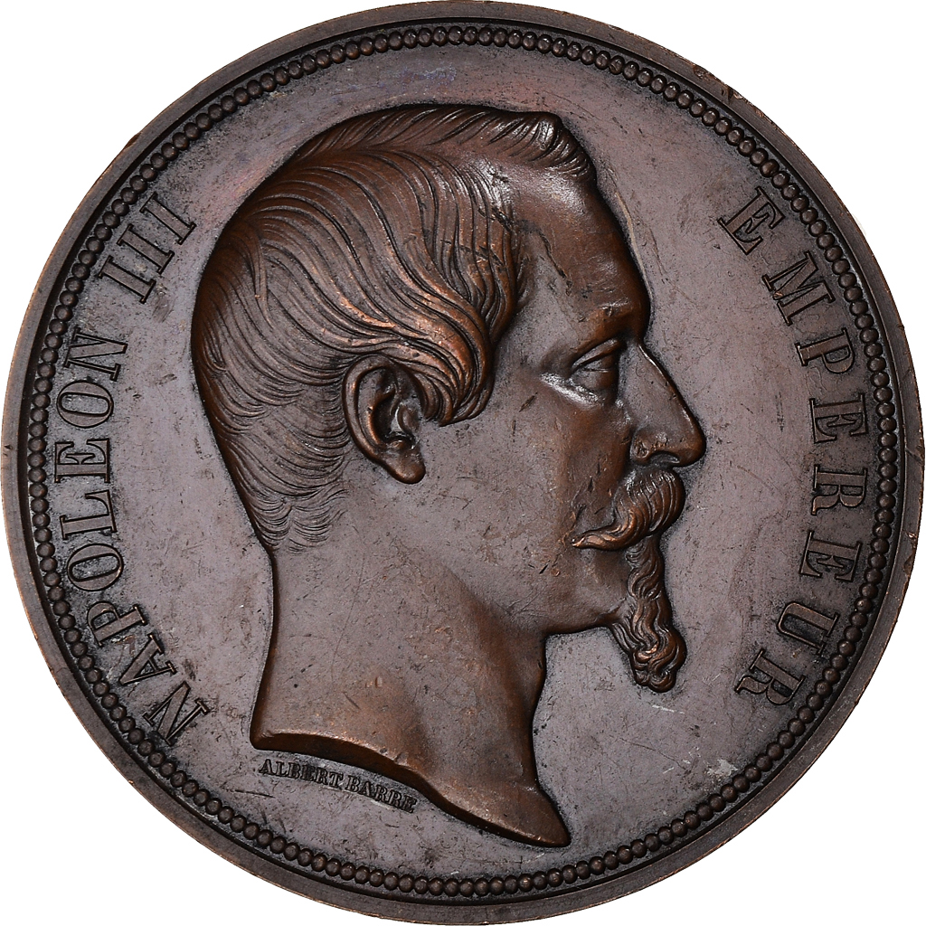 Frankrijk, Medaille, Napoleon III reçoit la Reine d'Angleterre à Boulogne