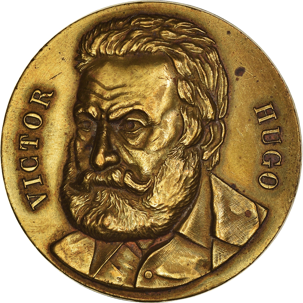 France, Medal, Victor Hugo, Arts & Culture, , Bronze