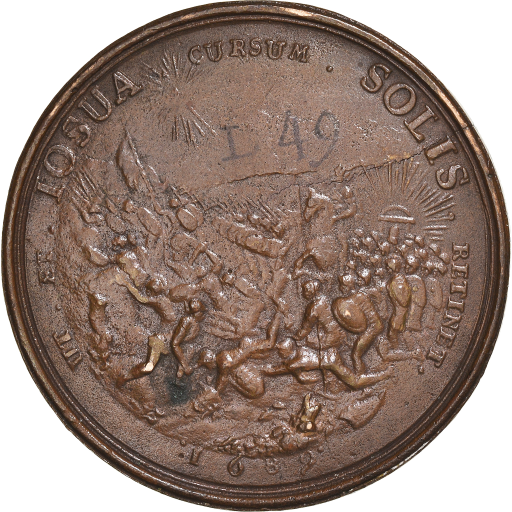 United Kingdom, Medal, William III, Ut et Iosa Cursum Solis Retinet, History