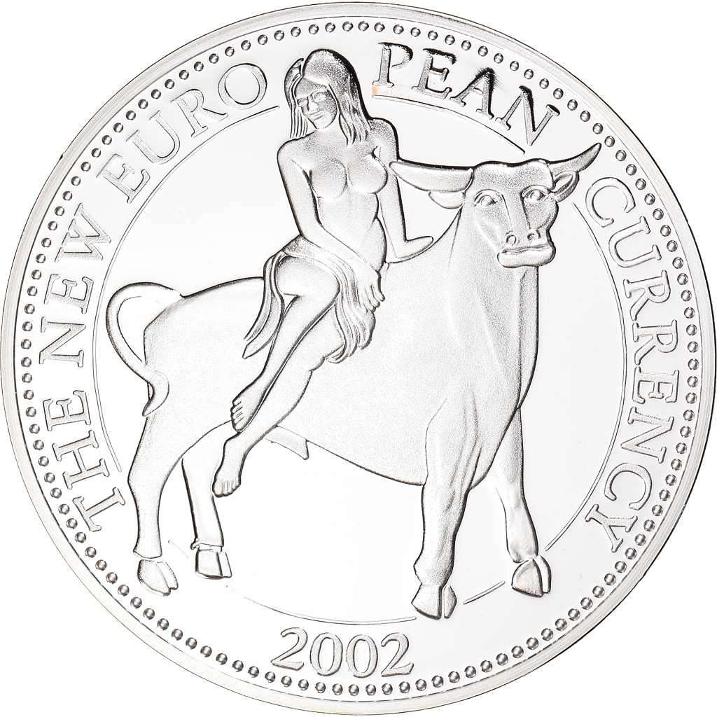 Belgium, Medal, The New Euro Pean Currency, 2002, , Copper-nickel