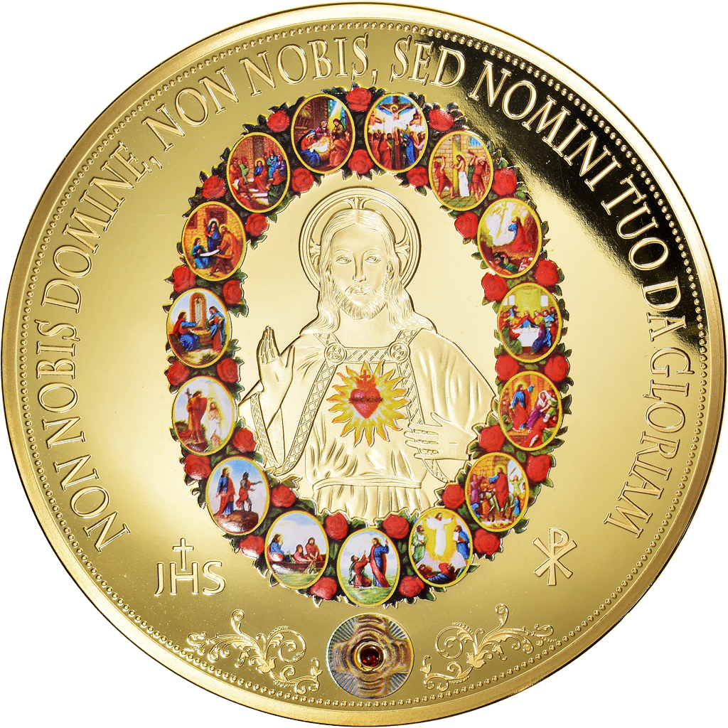 Vatican, Medal, Religion, Jésus, 2015, Proof, , Copper Gilt