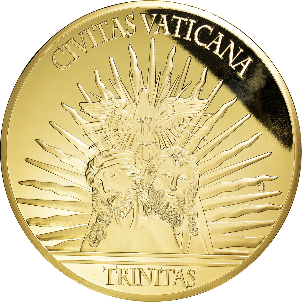 Vatican, Medal, Religion, Jésus, 2015, Proof, , Copper Gilt